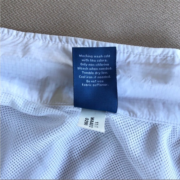 Reebok Nylon Flight Wind Zipper Pockets White  Lightweight Running Gym Jacket M - Picture 14 of 14